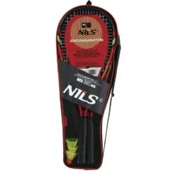 NILS Crossminton Set - Complete Set - Rood