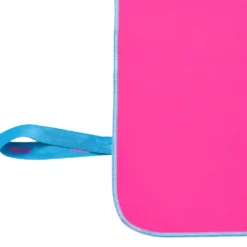 NILS Microvezel Handdoek - Roze/Blauw - 140 x 70 cm