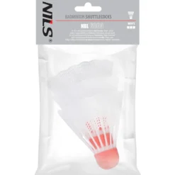 NILS Nylon Shuttles - Wit - 3 Stuks