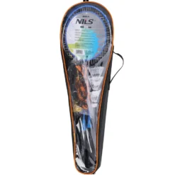 NILS Steeltec Badmintonset - Complete Set - Blauw/Zwart