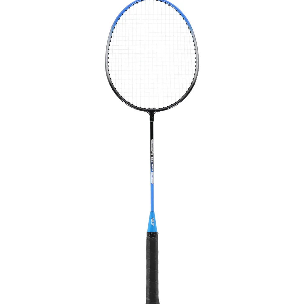 NILS Steeltec Badmintonset - Complete Set - Blauw/Zwart