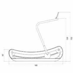 Nohrd Sprintbok V2 Loopband - Air Runner - Zwart