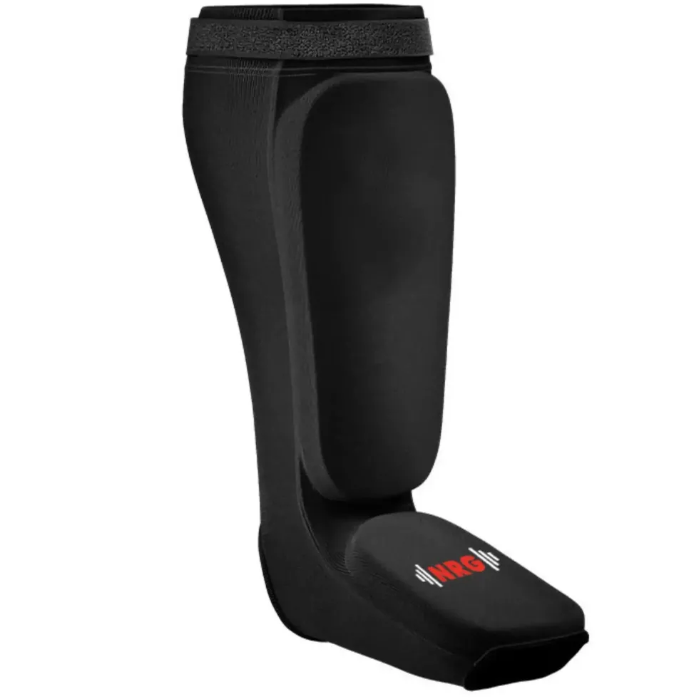 NRG Fitness SIBB Scheenbeschermers Shin & Instep - Zwart