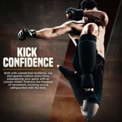 NRG Fitness SIBB Scheenbeschermers Shin & Instep - Zwart