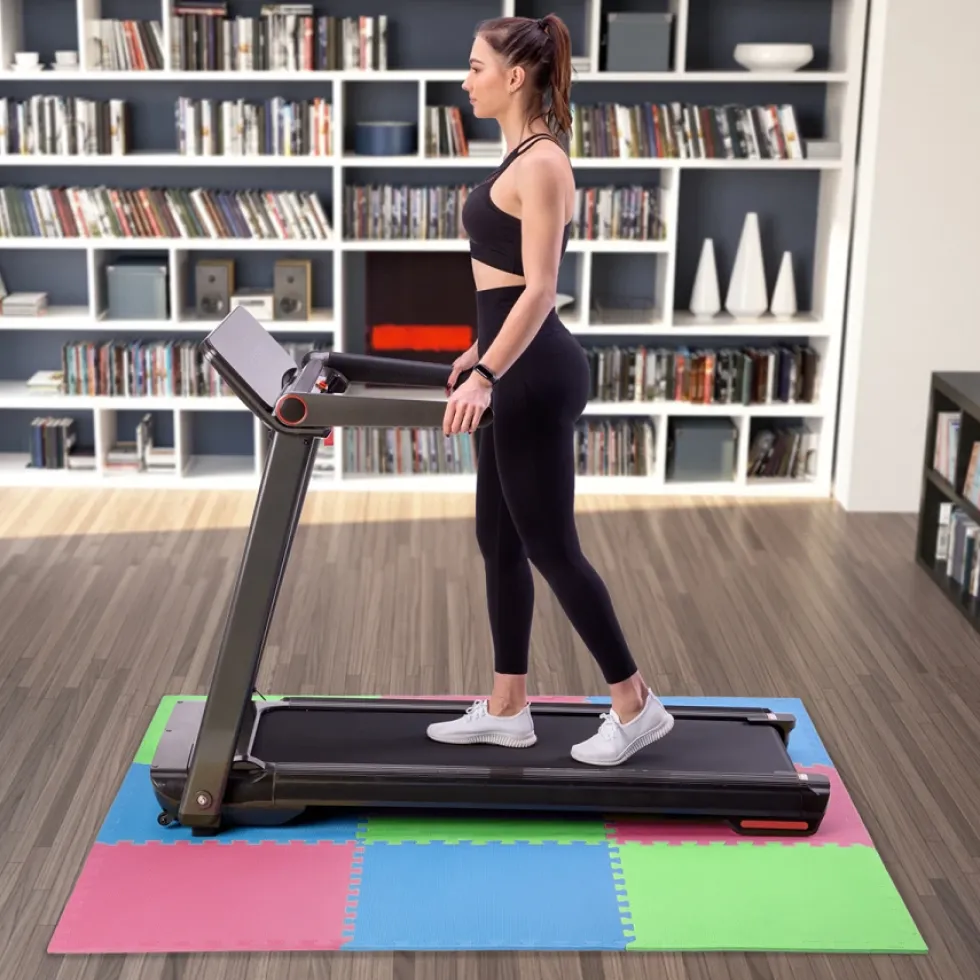 One Fitness Puzzelmat - Set van 9 - 10 mm - Multi