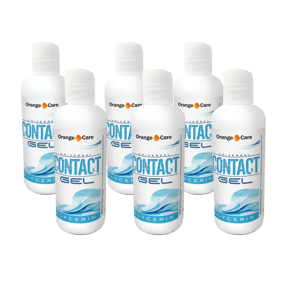 Orange Care Contact Gel - 6-pack