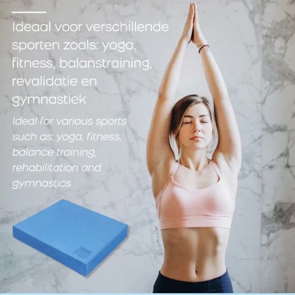 Orange Gym Balance Pad - Rose Quartz/Roze