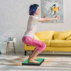 Orange Gym Spiky Balance Pad 2 in 1 - Groen/Zwart