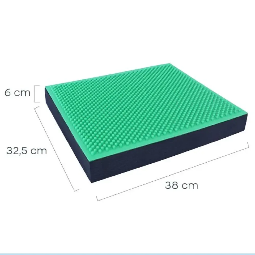 Orange Gym Spiky Balance Pad 2 in 1 - Groen/Zwart