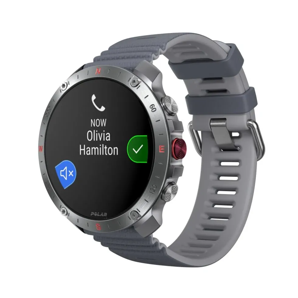 Polar Grit X2 Pro Premium Outdoor Smart Watch - Stone Grey - S/L