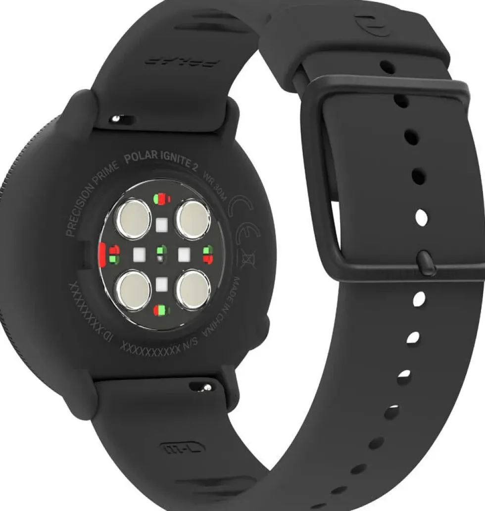 Polar Ignite 2 Sporthorloge - Zwart / Parel