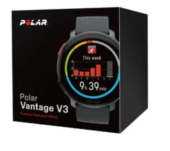 Polar Vantage V3 Sport Smartwatch met GPS - Zwart/Grijs - S-L