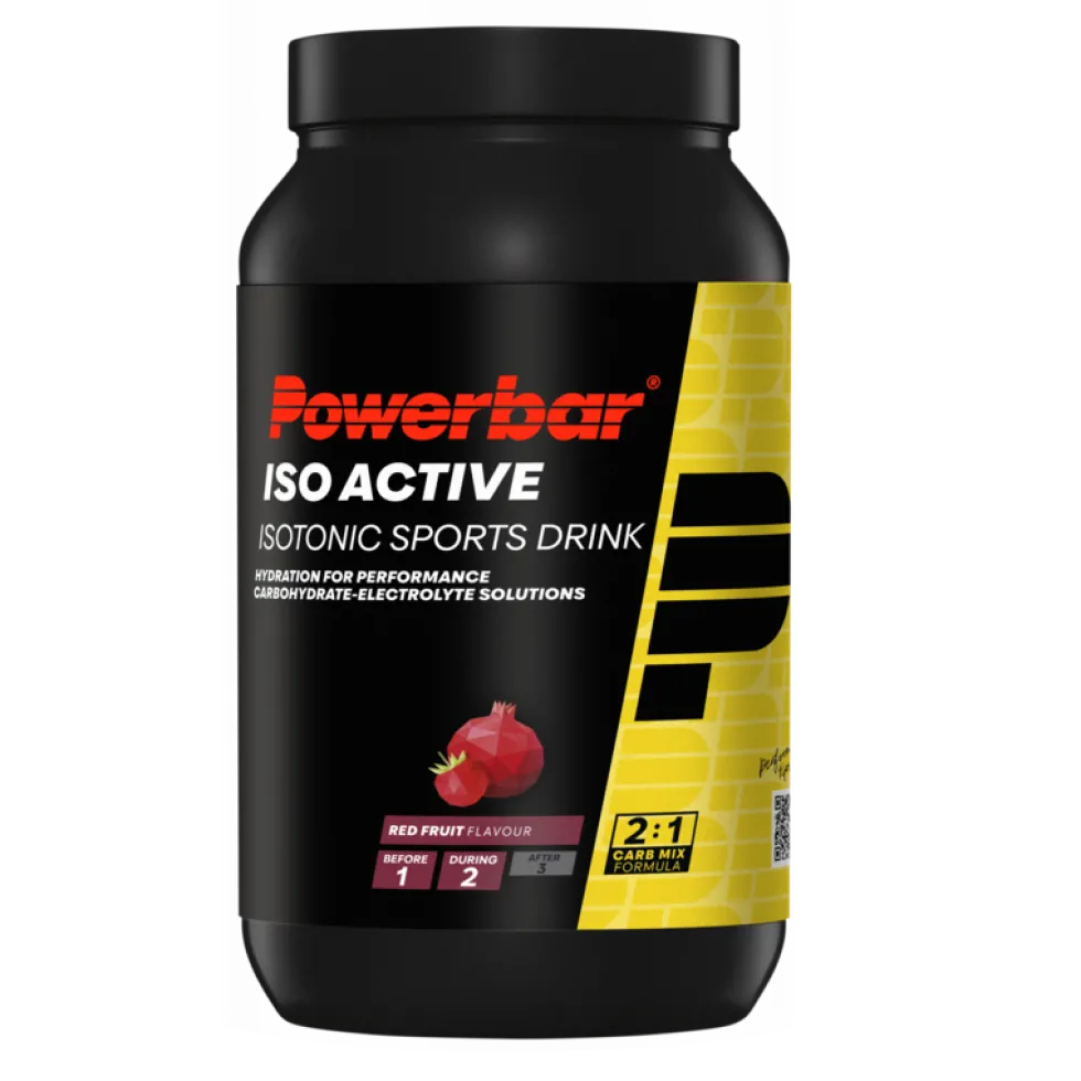Powerbar Isoactive Sportdrank - 1320 gr - Rood Fruit