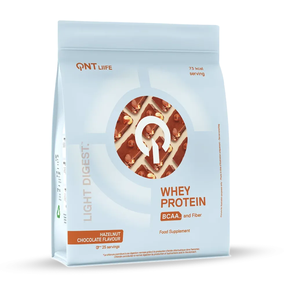 QNT Light Digest Whey Protein - Eiwit Poeder - 500 gram - Hazelnut Chocolate