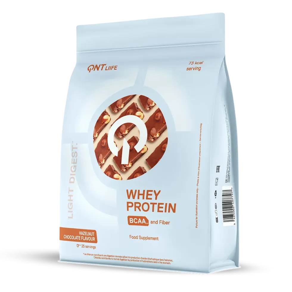 QNT Light Digest Whey Protein - Eiwit Poeder - 500 gram - Hazelnut Chocolate
