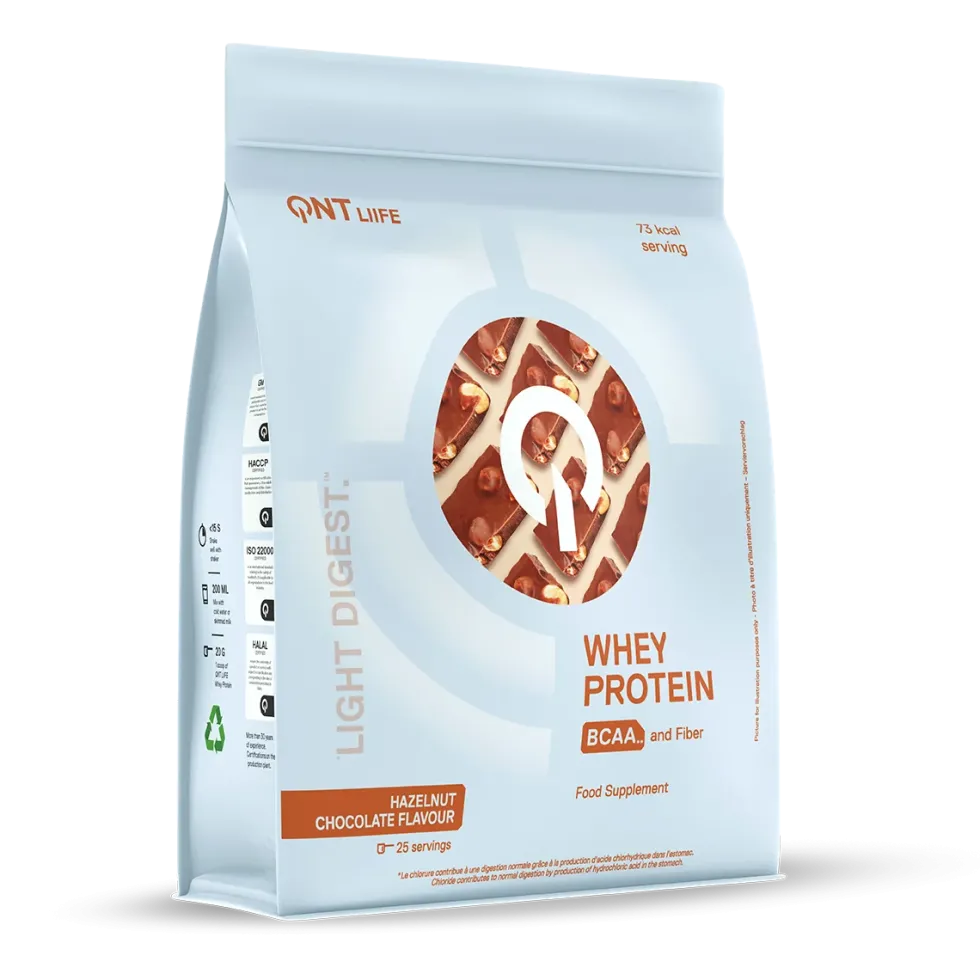 QNT Light Digest Whey Protein - Eiwit Poeder - 500 gram - Hazelnut Chocolate
