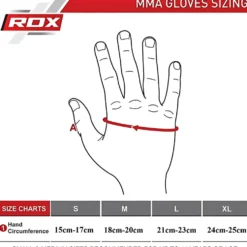 RDX Sports GGRF-12 Grappling Gloves - MMA Handschoenen - Zwart