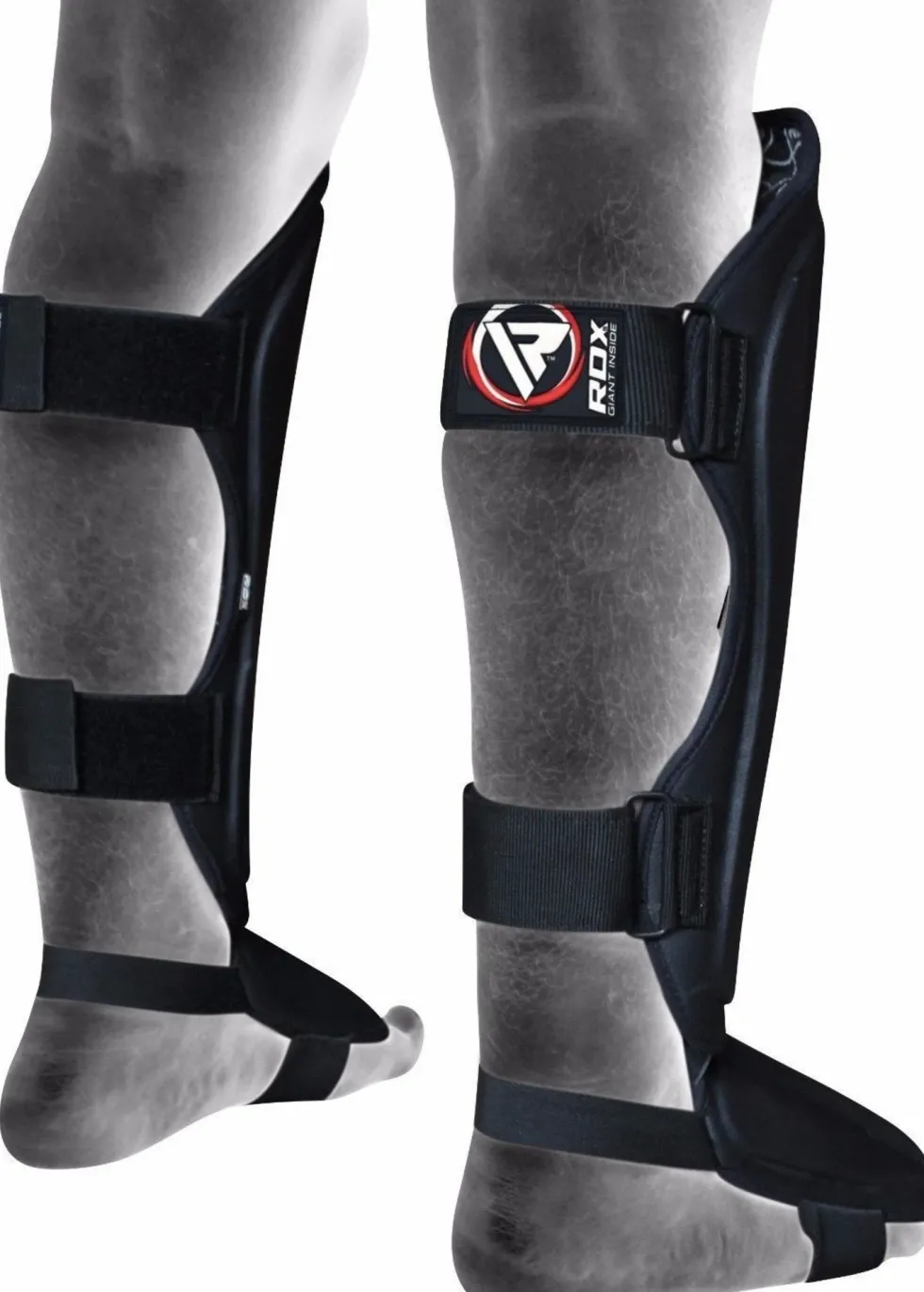 RDX Sports Scheenbeschermers Shin Instep King - Zwart