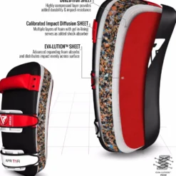 RDX Sports Stootkussen - Thai Kick Pad - Blauw