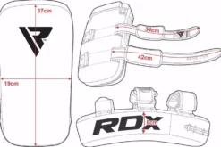 RDX Sports Stootkussen - Thai Kick Pad - Wit