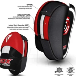 RDX Sports T1 Boxing Focus Pads - Wit