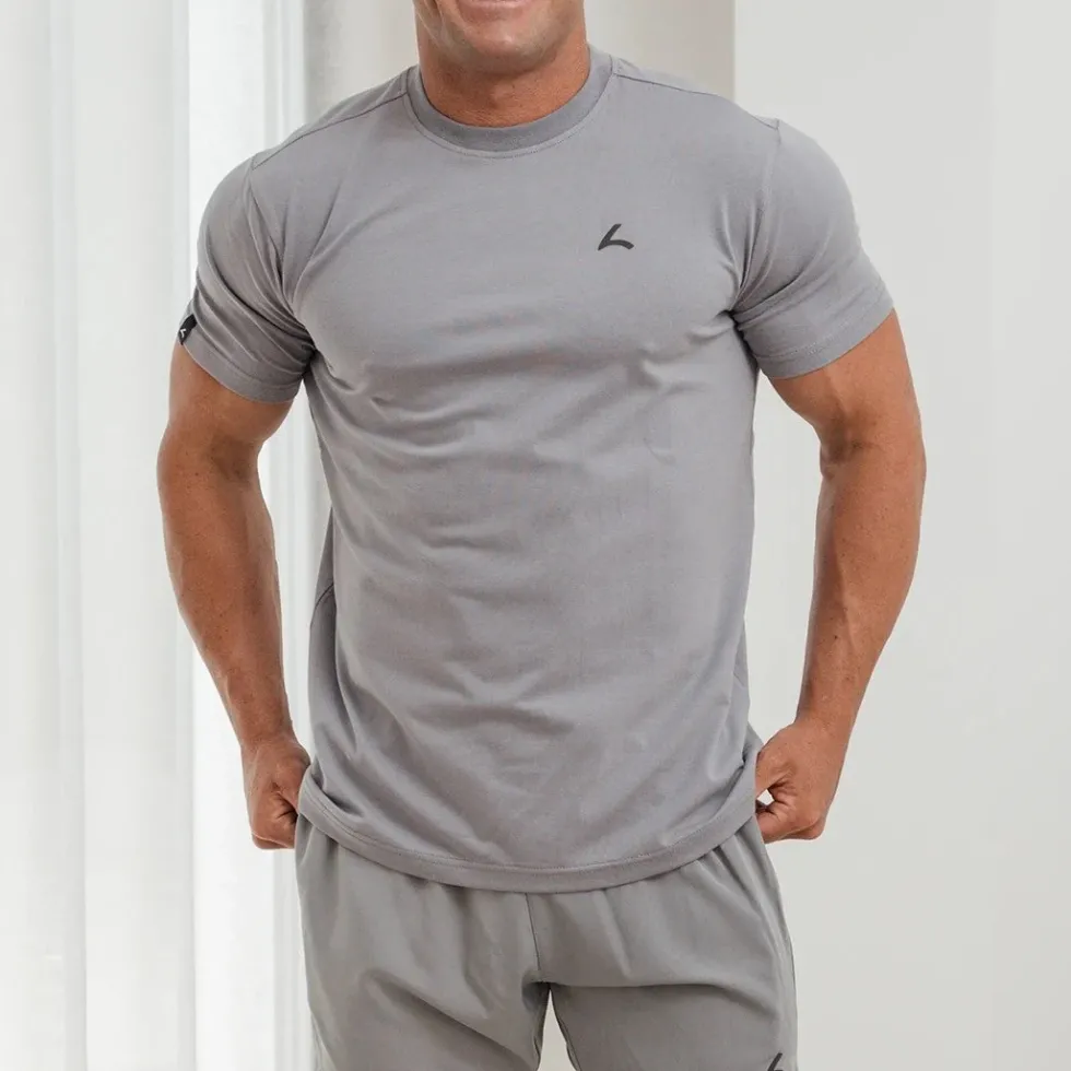Reeva Premium Active Tee - Sport T-shirt - Licht Grijs