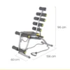 Rock Gym 6-in-1 Trainingsbank - Buikspierbank