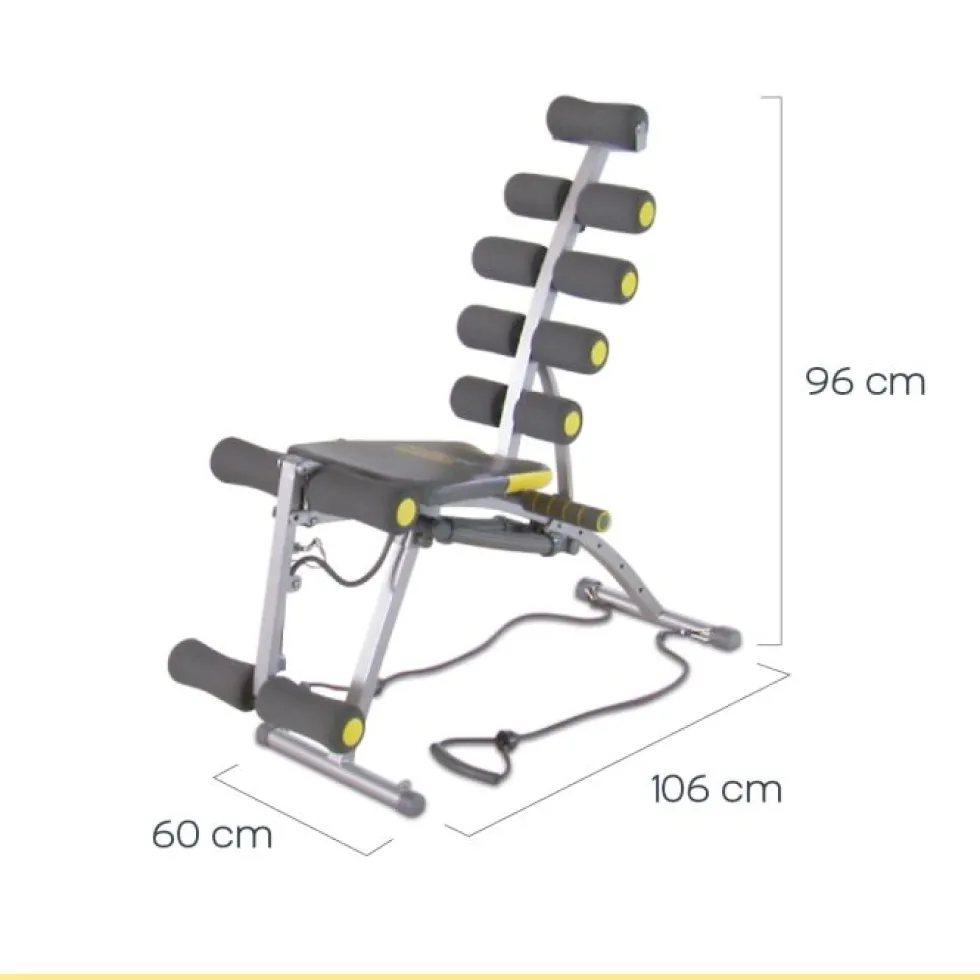 Rock Gym 6-in-1 Trainingsbank - Buikspierbank