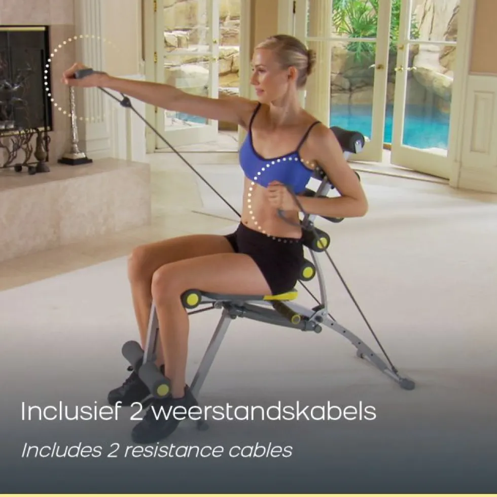 Rock Gym 6-in-1 Trainingsbank - Buikspierbank