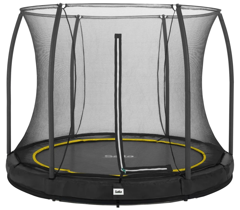 Salta Comfort Edition Ground Trampoline met Veiligheidsnet - 305 cm - Zwart