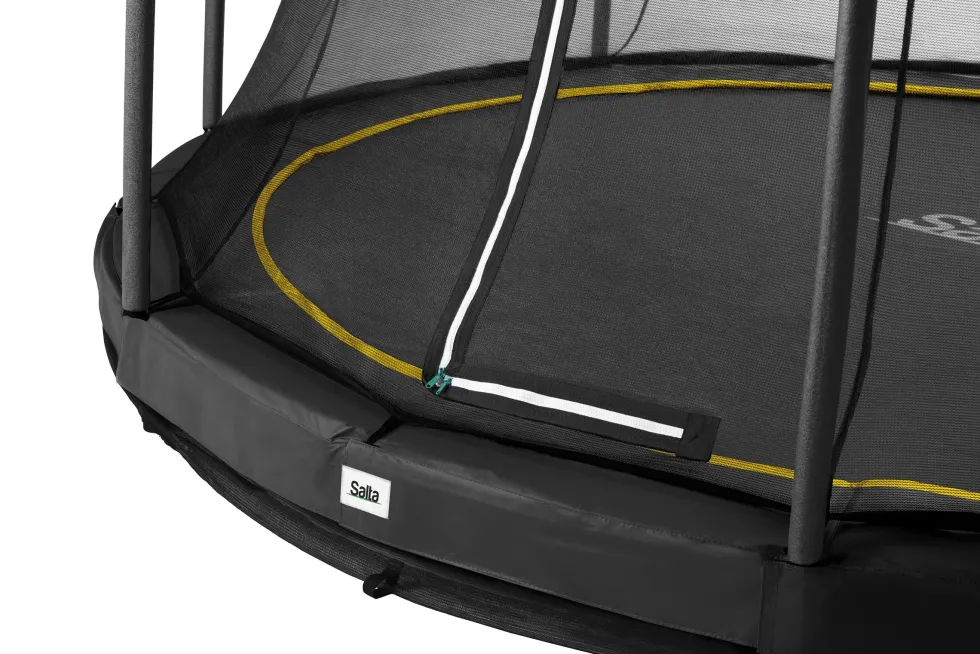 Salta Comfort Edition Ground Trampoline met Veiligheidsnet - 305 cm - Zwart