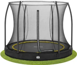 Salta Comfort Edition Ground Trampoline met Veiligheidsnet - 305 cm - Zwart