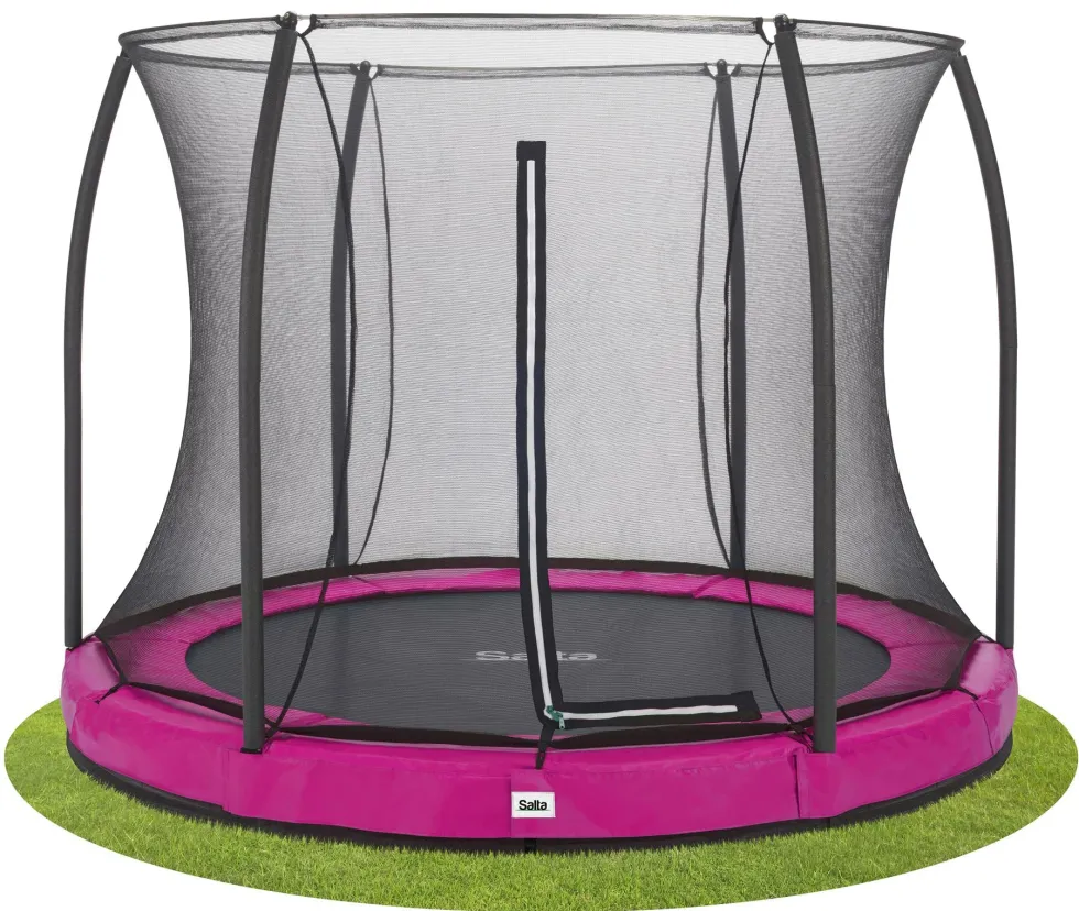 Salta Comfort Edition Ground Trampoline met Veiligheidsnet - 213 cm - Roze