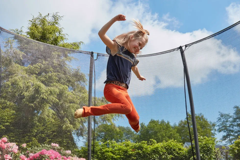 Salta Comfort Edition Ground Trampoline met Veiligheidsnet - 213 cm - Roze