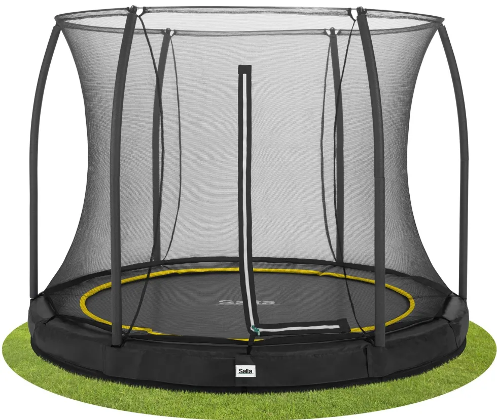 Salta Comfort Edition Ground Trampoline met Veiligheidsnet - 213 cm - Zwart