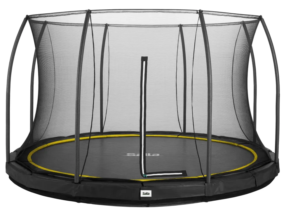 Salta Comfort Edition Ground Trampoline met Veiligheidsnet - 427 cm - Zwart