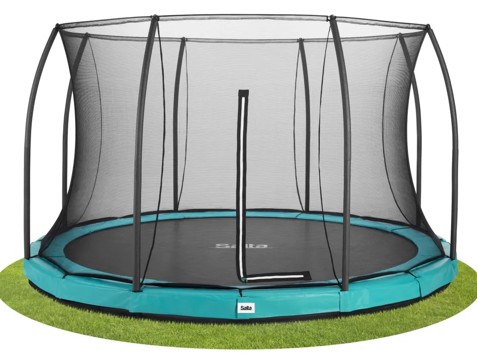 Salta Comfort Edition Ground Trampoline met Veiligheidsnet - 366 cm - Groen
