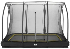 Salta Comfort Edition Ground Trampoline met Veiligheidsnet - 305 x 214 cm - Zwart
