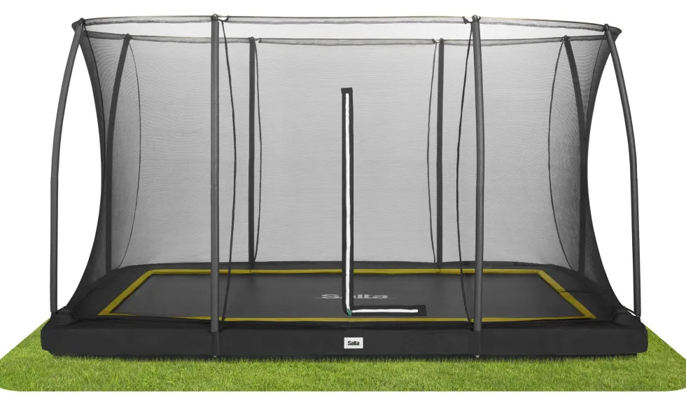 Salta Comfort Edition Ground Trampoline met Veiligheidsnet - 366 x 244 cm - Zwart