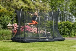 Salta Comfort Edition Ground Trampoline met Veiligheidsnet - 366 x 244 cm - Zwart