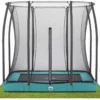 Salta Comfort Edition Ground Trampoline met Veiligheidsnet - 153 x 214 cm - Groen