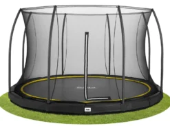 Salta Comfort Edition Ground Trampoline met Veiligheidsnet - 366 cm - Zwart
