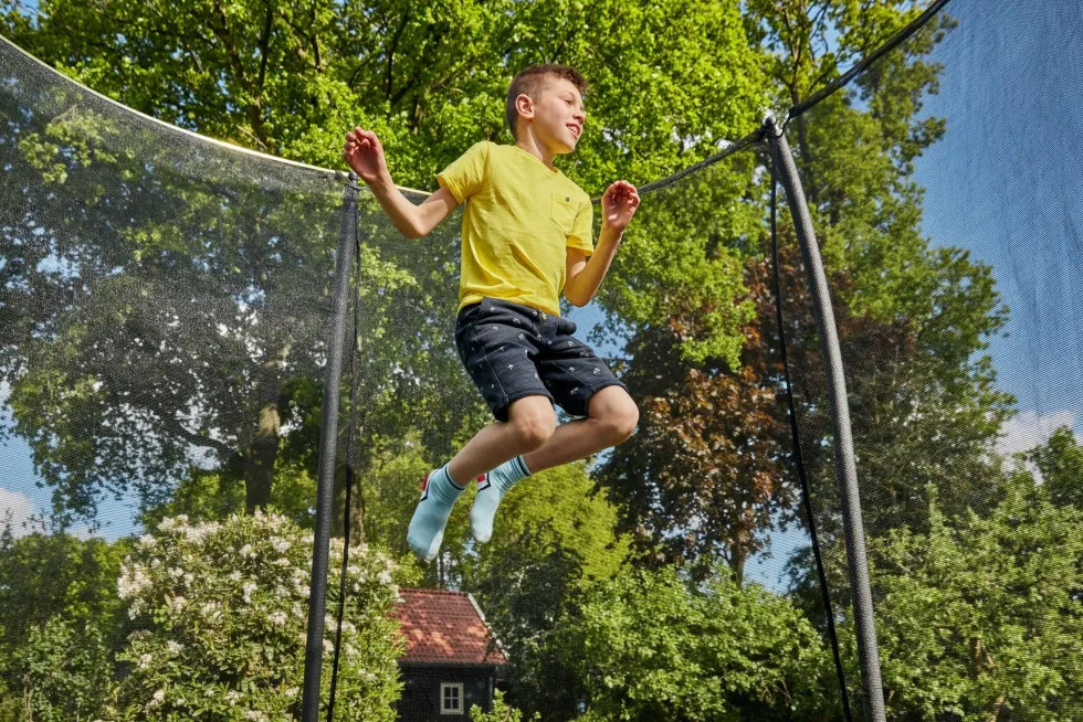 Salta Comfort Edition Trampoline met Veiligheidsnet - 153 x 214 cm - Zwart