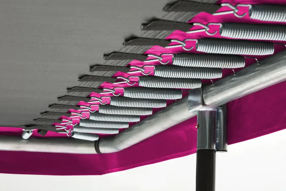 Salta Comfort Edition Trampoline met Veiligheidsnet - 153 x 214 cm - Roze