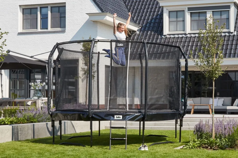 Salta First Class Trampoline met Veiligheidsnet - 366 cm - Zwart