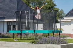 Salta First Class Trampoline met Veiligheidsnet - 366 x 214 cm - Groen