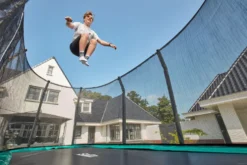 Salta First Class Trampoline met Veiligheidsnet - 427 x 244 cm - Groen