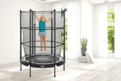 Salta Junior Trampoline met Veiligheidsnet - 140 cm - Zwart