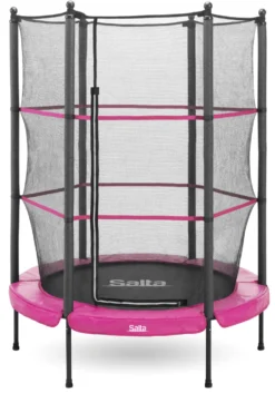 Salta Junior Trampoline met Veiligheidsnet - 140 cm - Roze