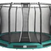 Salta Premium Ground Trampoline met Veiligheidsnet - 396 cm - Groen